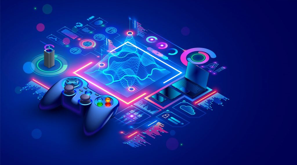 Optimized-Illustration-from-Adobe-Stock-for-ITC-Post-on-AI-in-Game-Development