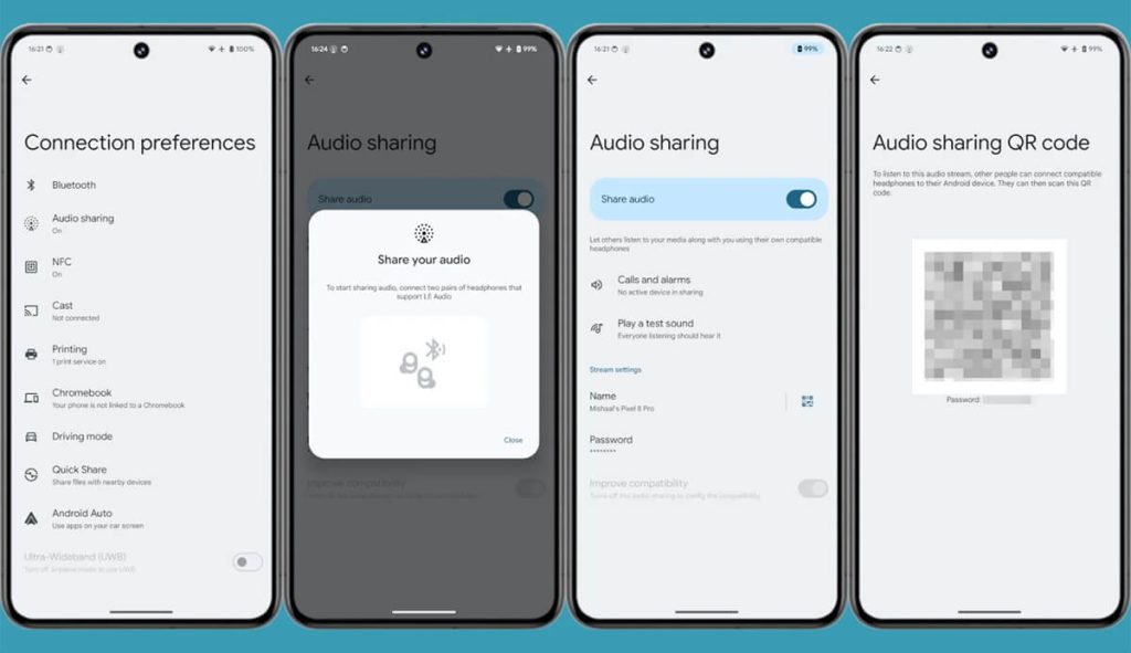 Android 15 Audio sharing