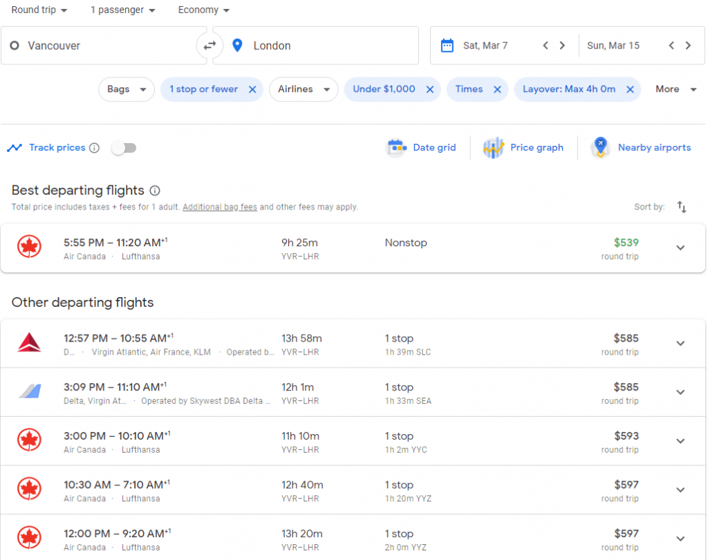 google flights post filters search results 1024x810 1