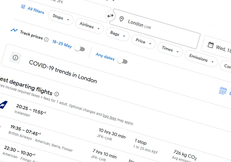 google flights