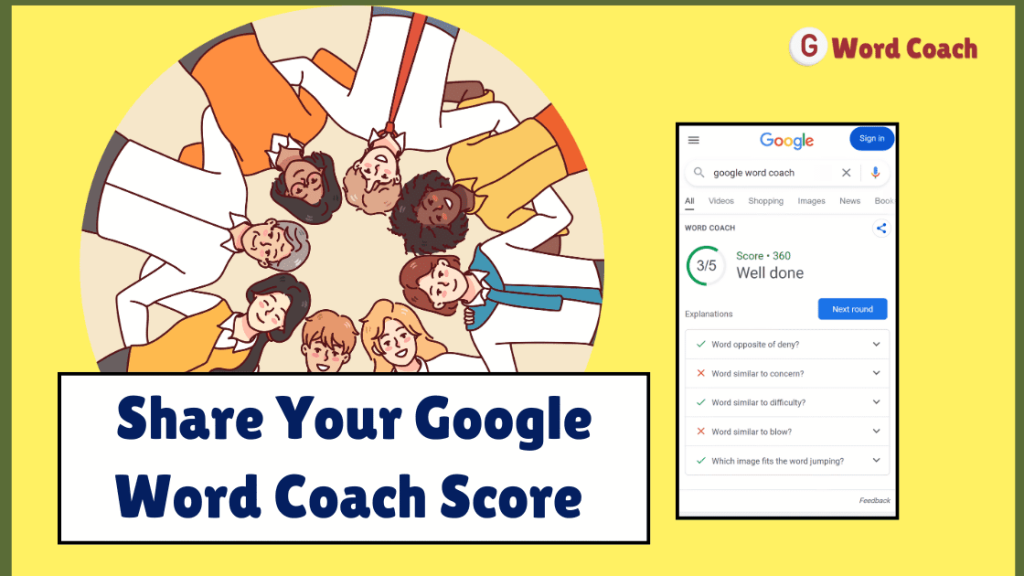 share your google word coach score